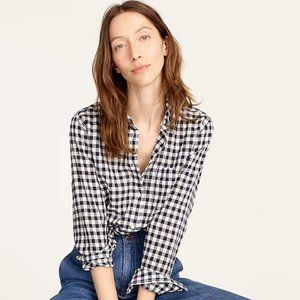 Women's Jcrew Gingham Button Down